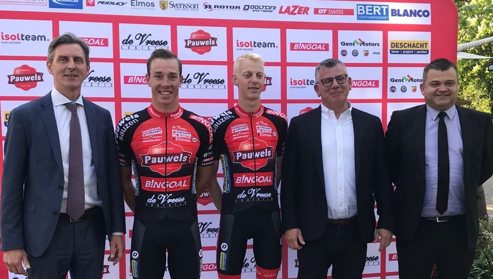 Presentatie van het nieuwe wielerteam van Pauwels Sauzen